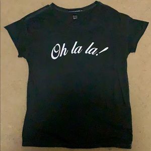 Oh la la (charcoal gray) Tshirt